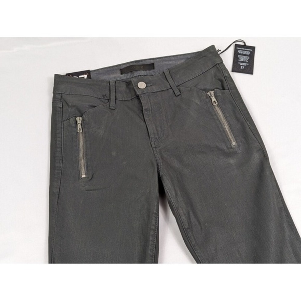 Joes Jeans Womens Icon Skinny Ankle Coated Waxed Denim Pants Size‎ 27x32
